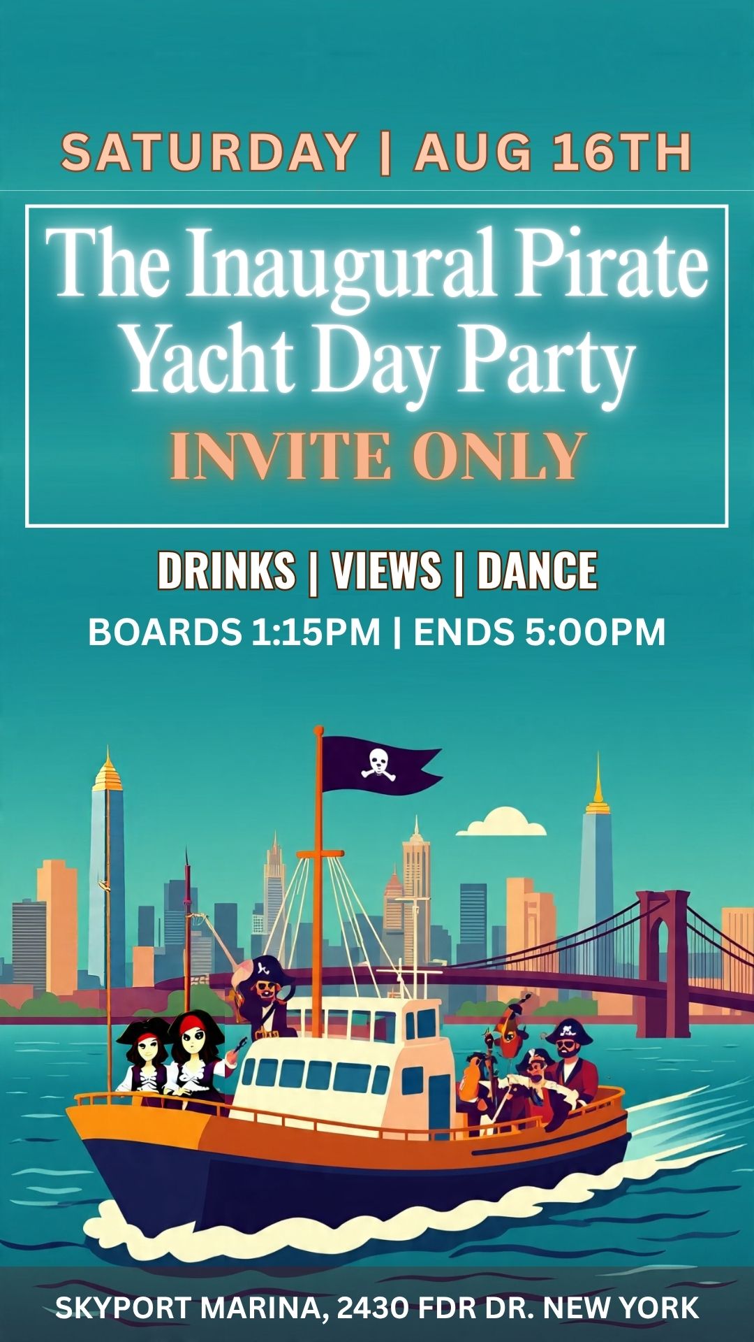 The Inaugural Pirate Yacht Day Party