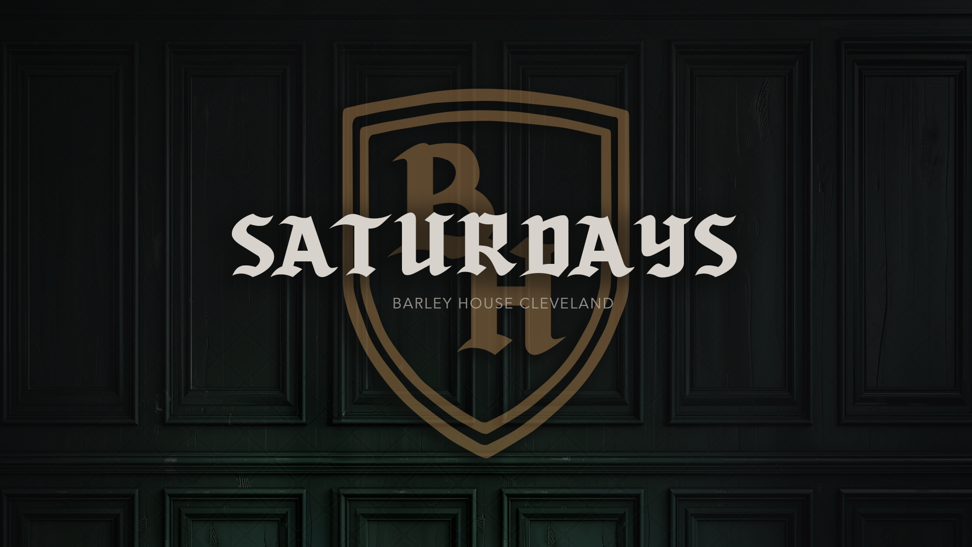 Saturday Night x Barley House