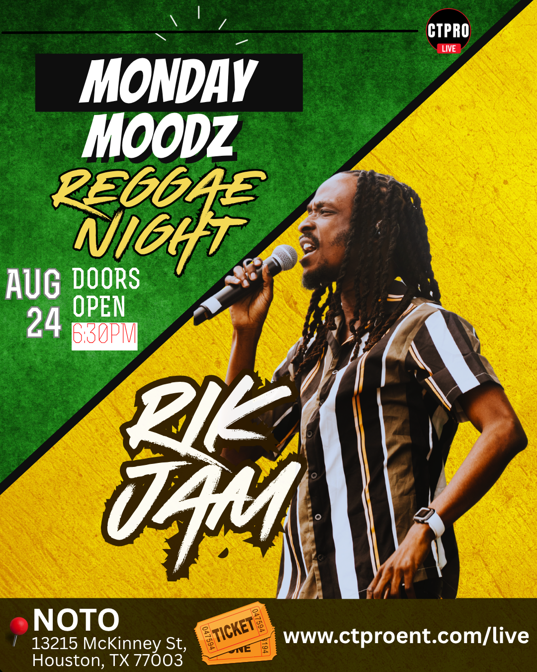 Monday Moodz Reggae Night