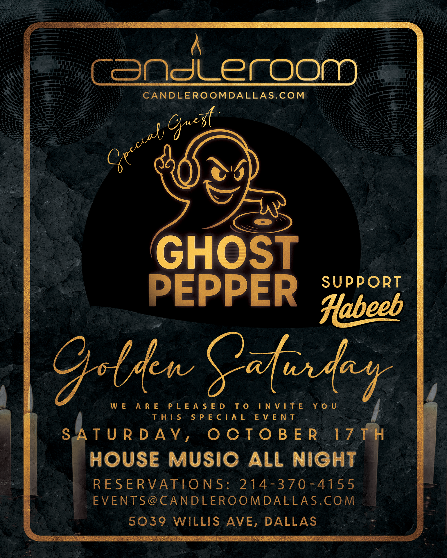 Golden Saturday, Special Guest Ghost Pepper