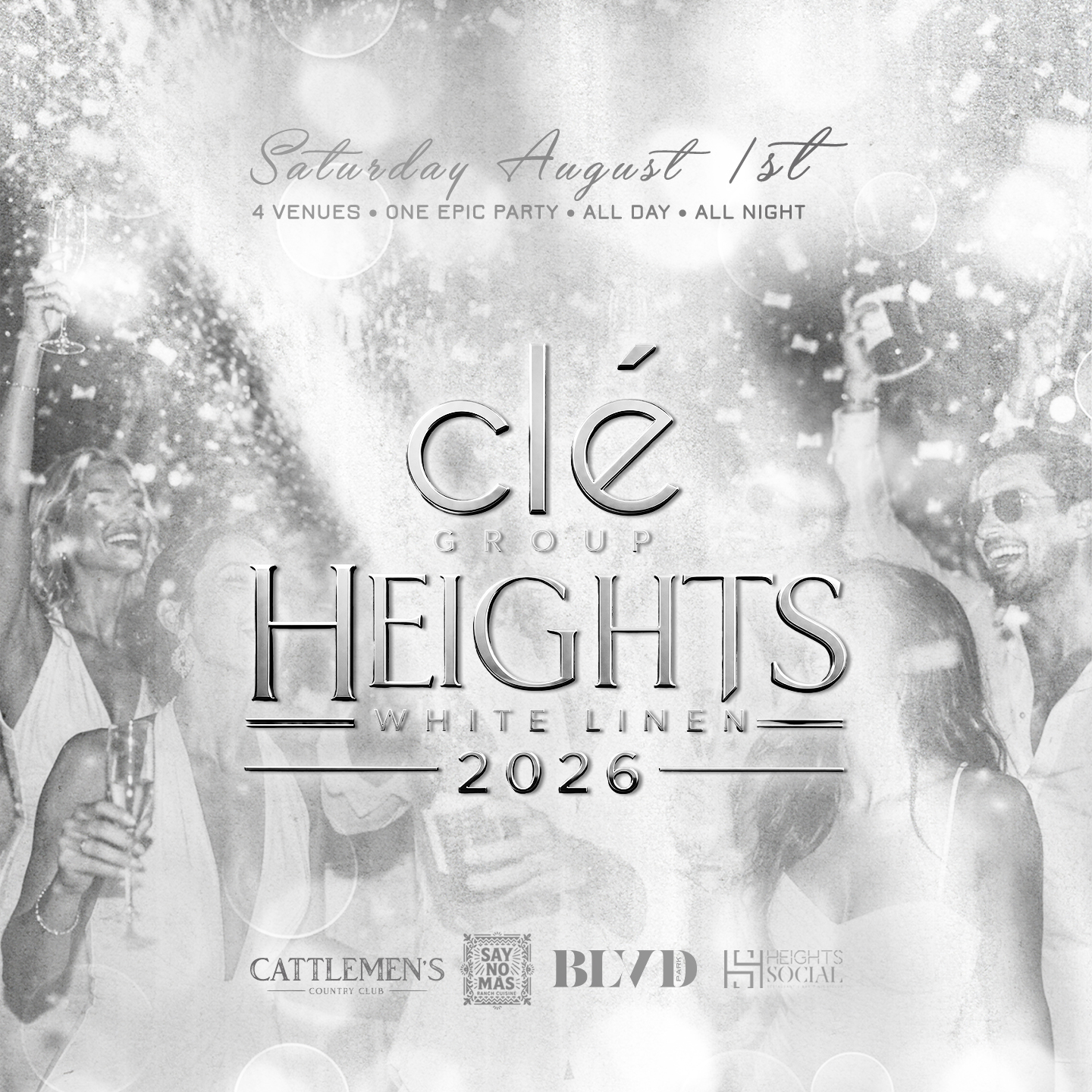 Cle Group White Linen 4 Venue Party