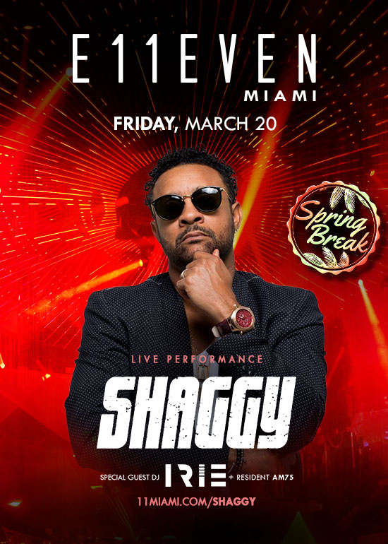 SHAGGY LIVE AT E11EVEN