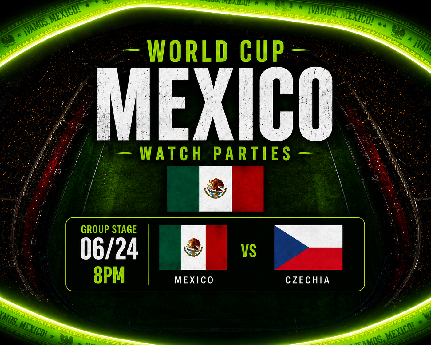 Mexico vs Czechia Watch Party