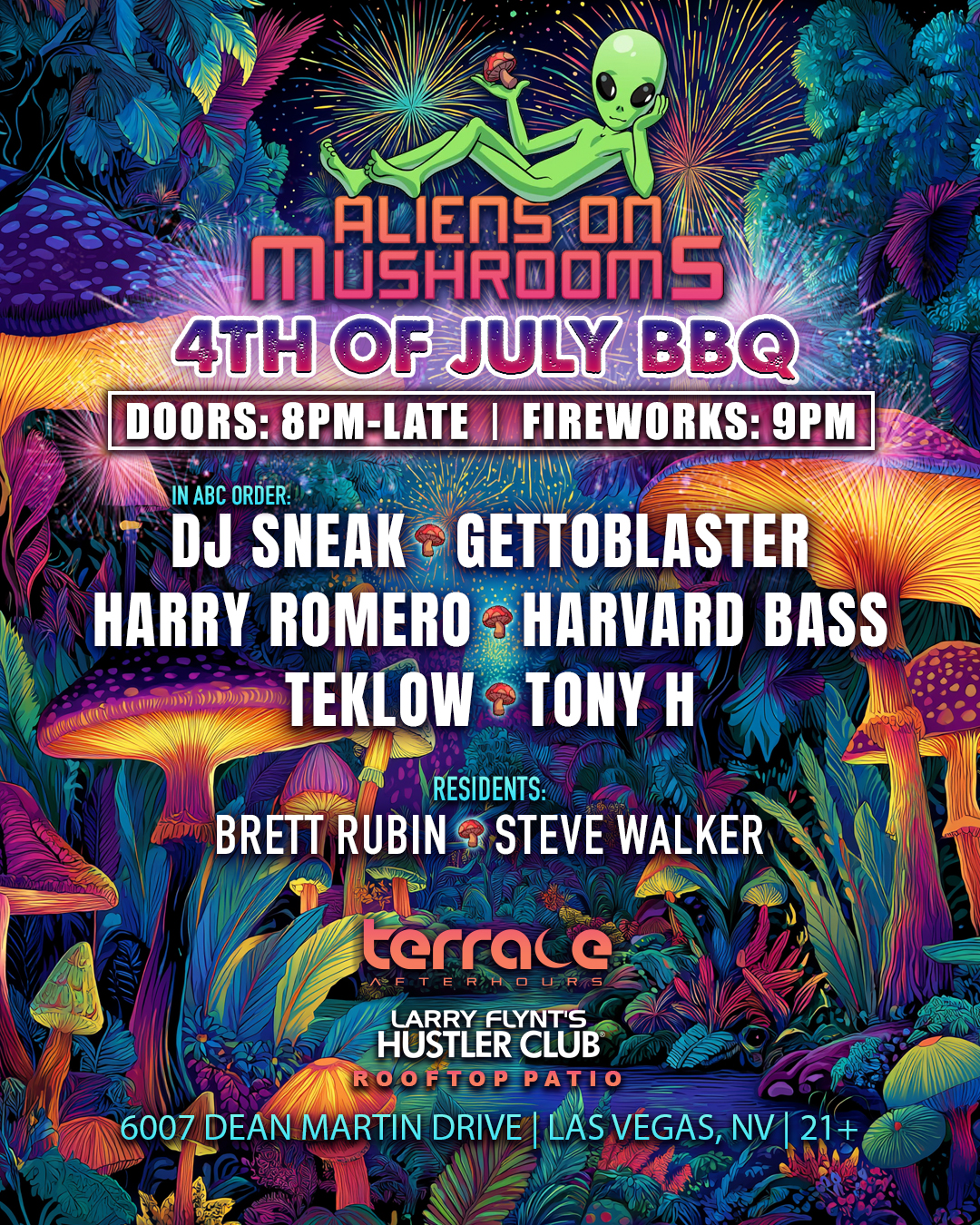 ALIENS ON MUSHROOMS | 4th of July BBQ