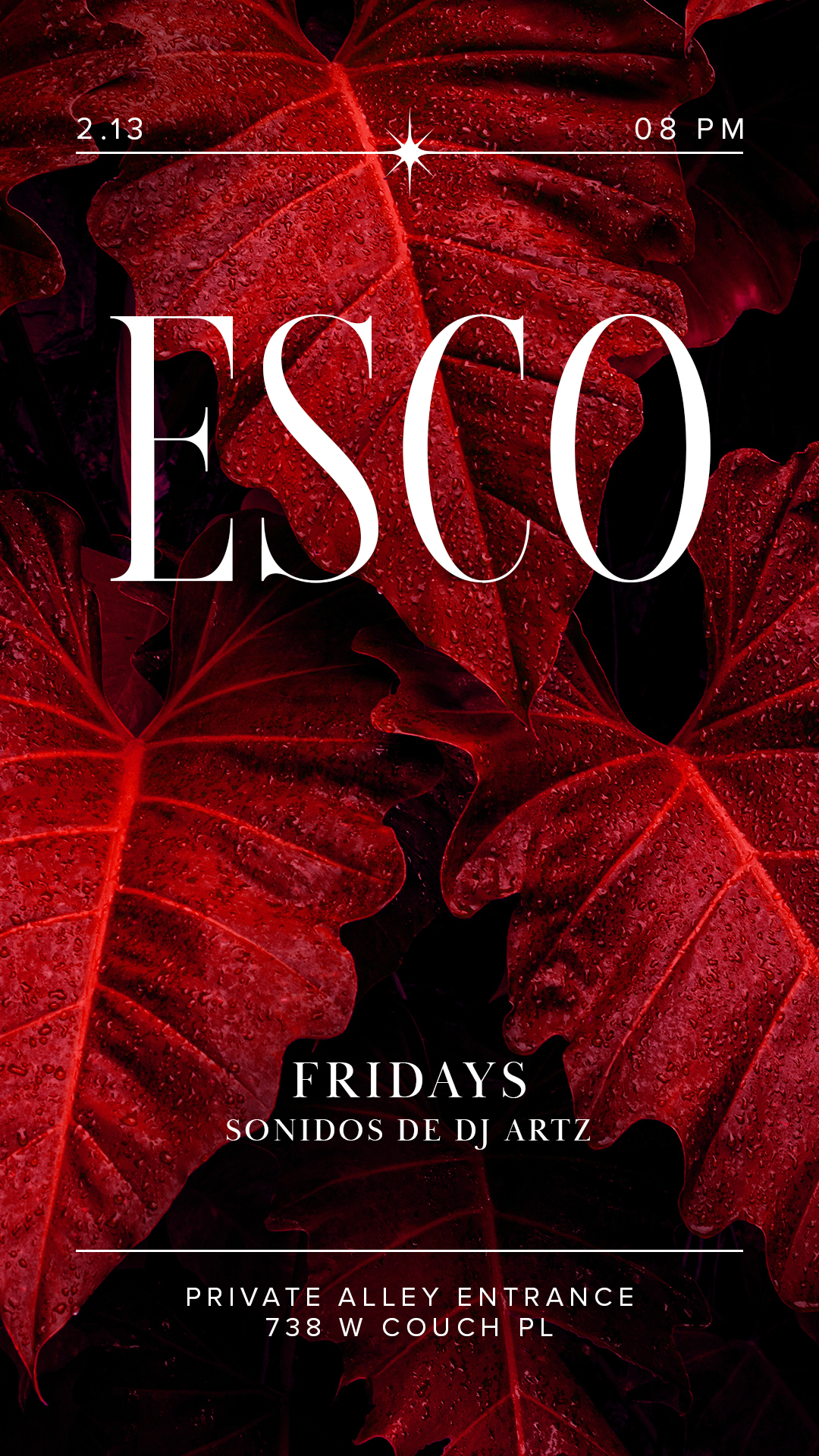 ESCO FRIDAYS with DJ ARTZ