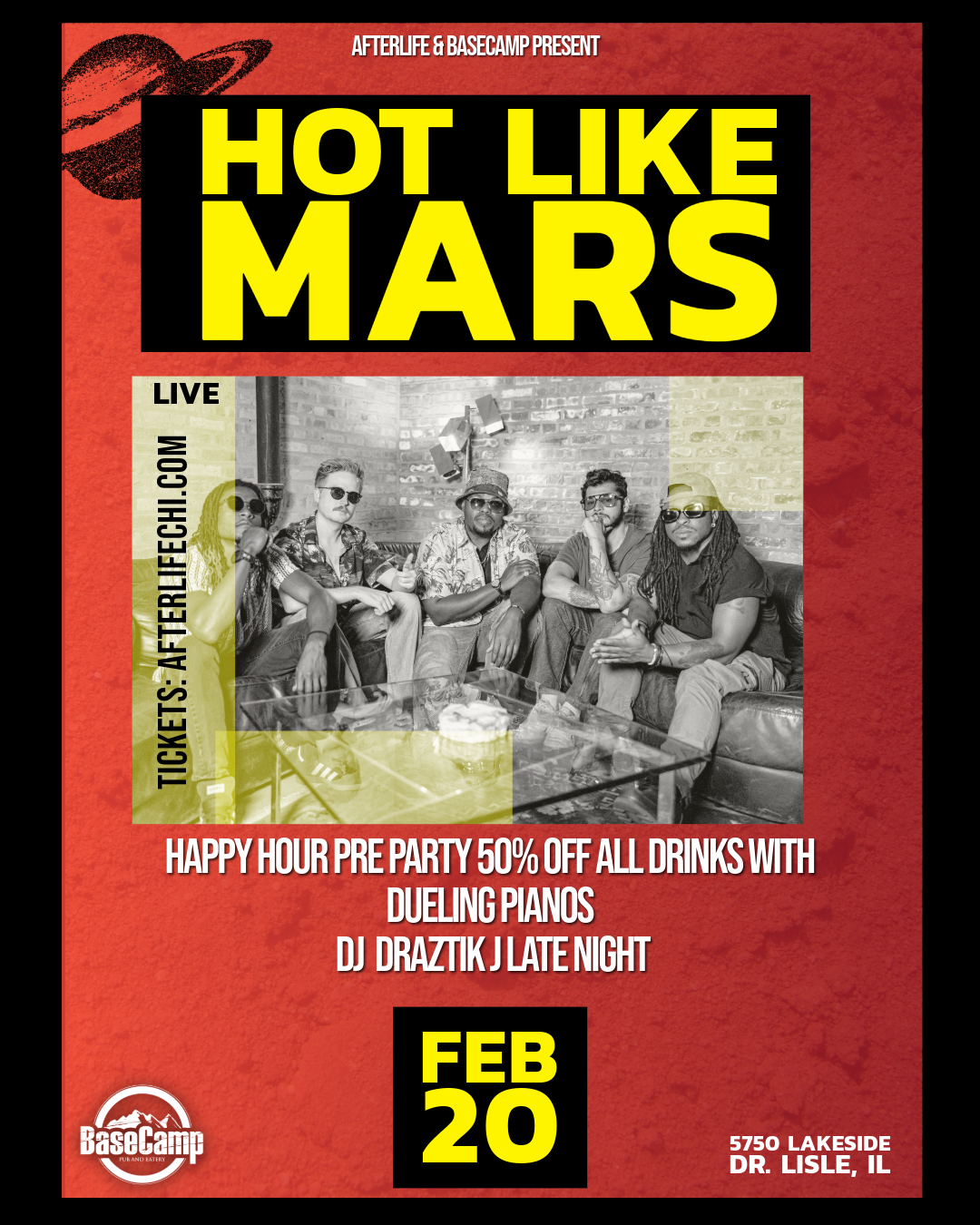 Hot Like Mars + New Groove Revolution Live!