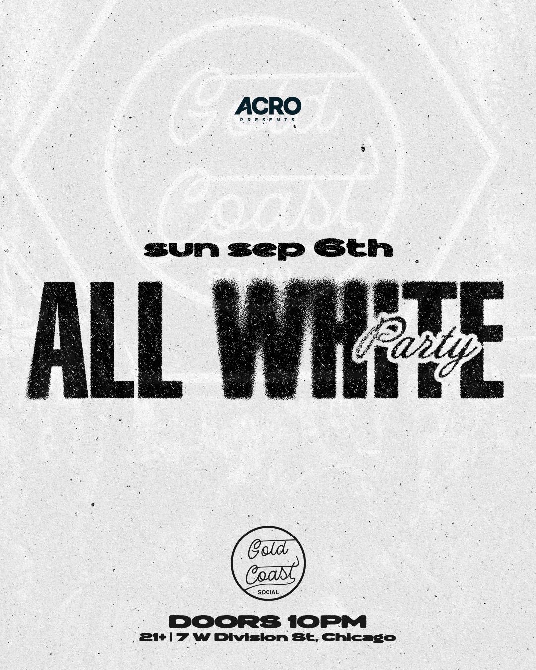ALL WHITE  LABOR DAY PARTY