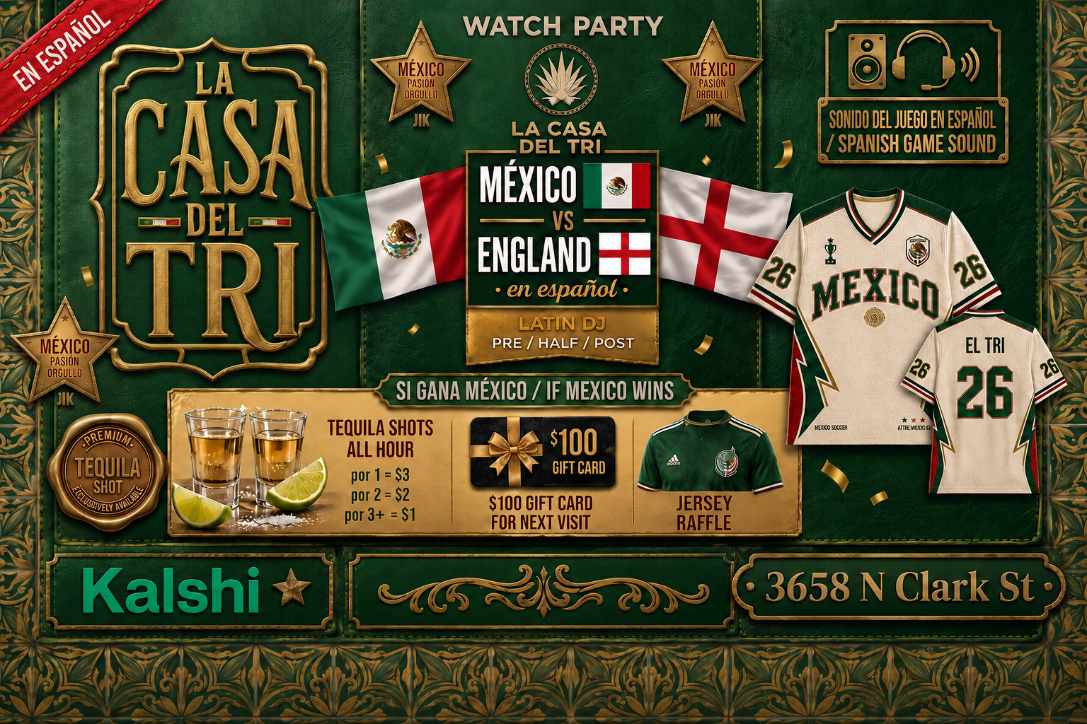 La Casa del Tri (Mexico Watch Party)