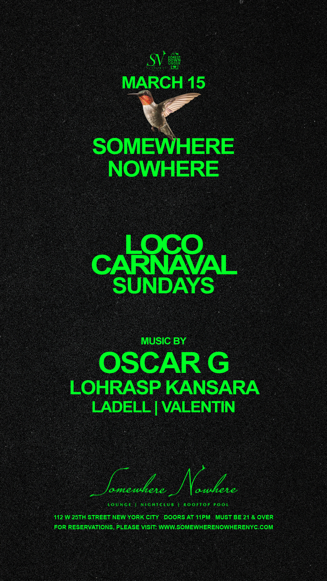 Loco Carnaval Sundays |  Oscar G, Lohrasp Kansara, Ladell and Valentin