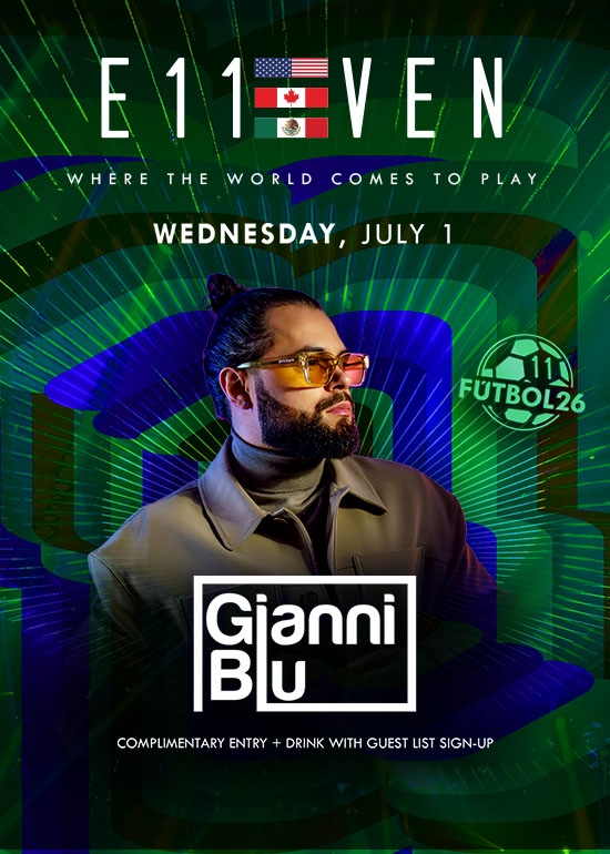 GIANNI BLU AT E11EVEN
