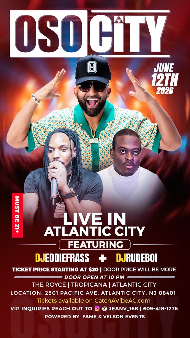 International DJ OSOCITY Live in Atlantic City - Friday, June 12