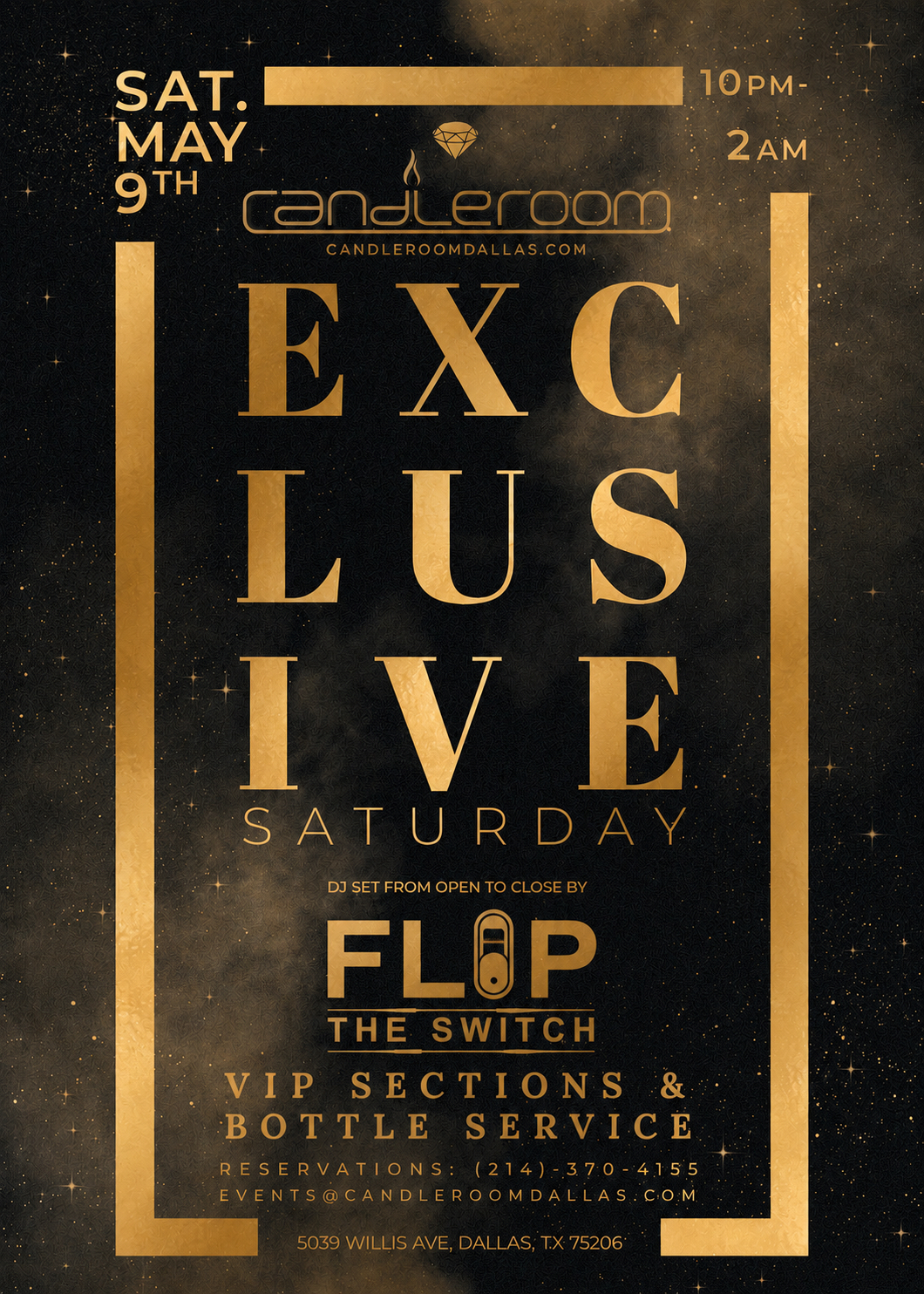 Golden Saturdays Ft. Flip the Switch