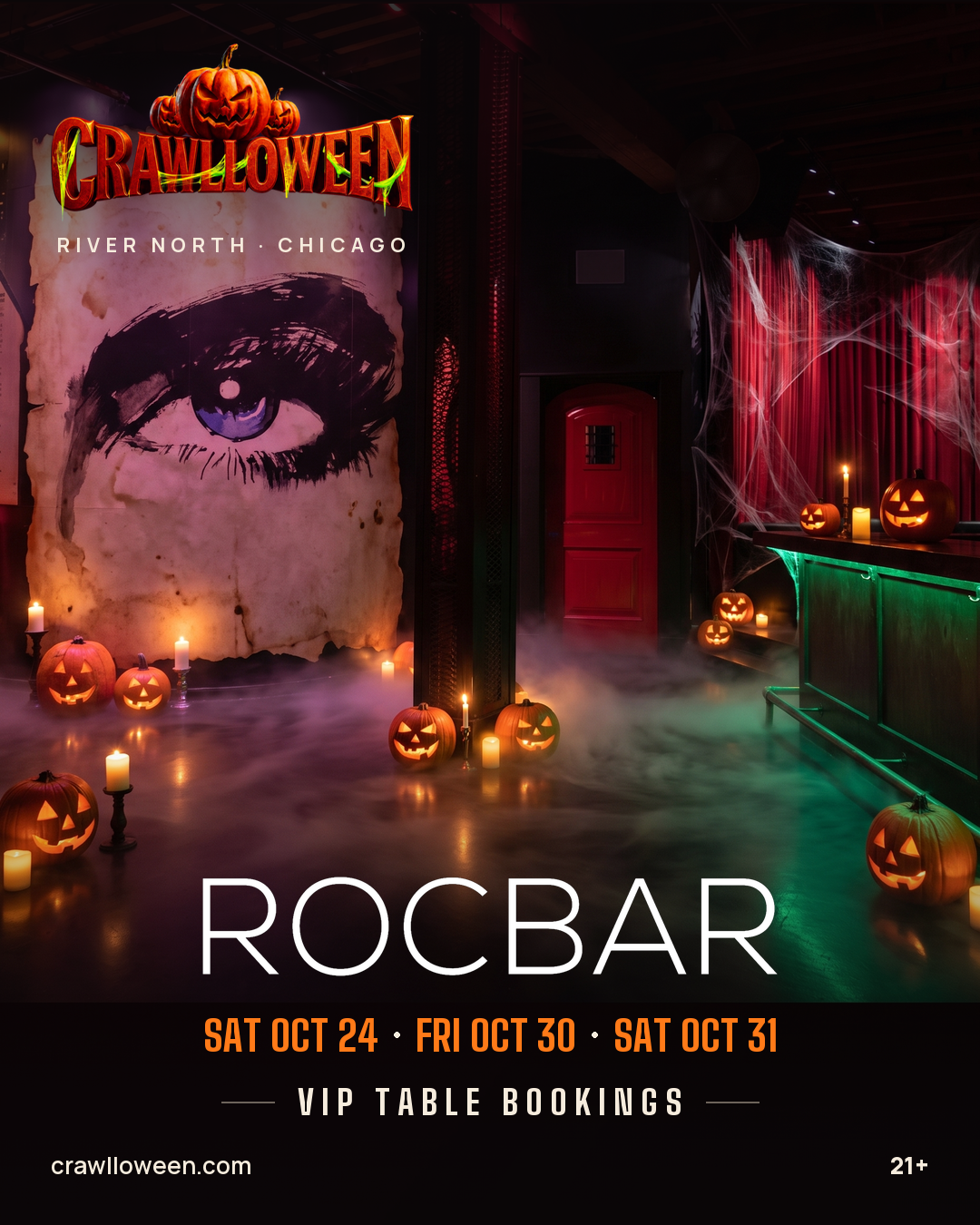 CRAWLLOWEEN VIP Tables