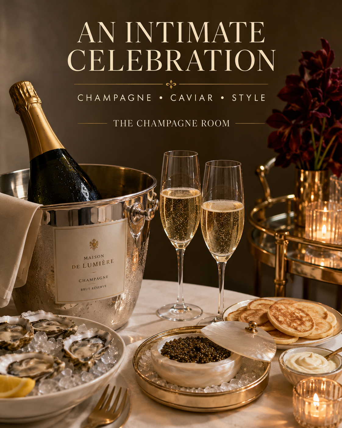 Grand Opening of The Champagne Room Featuring Moët🥂🍾