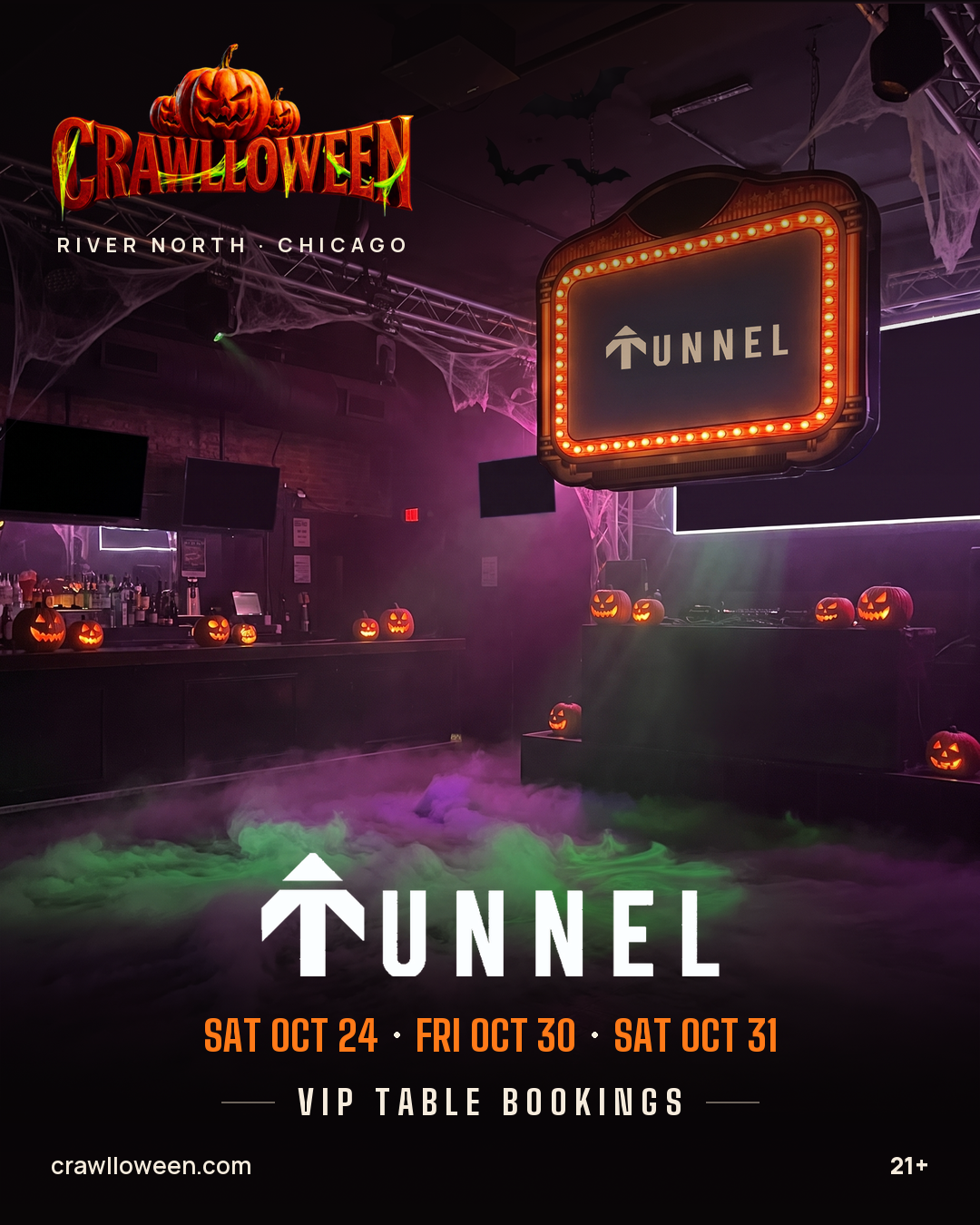 CRAWLLOWEEN VIP Tables