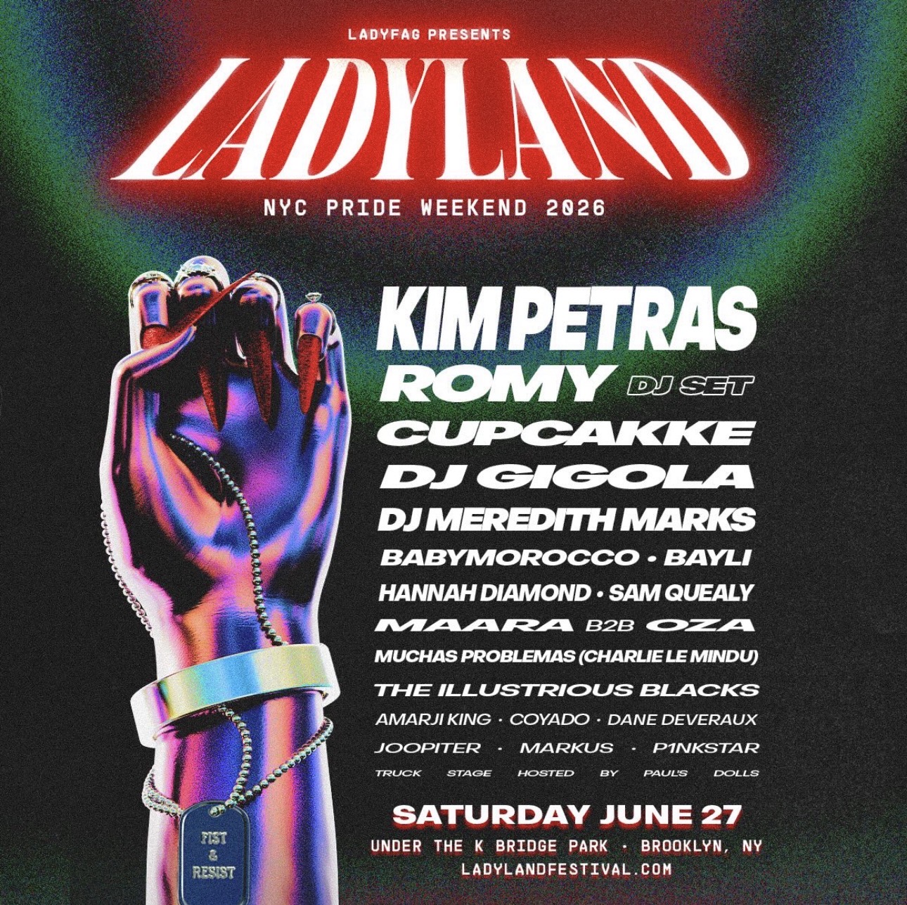 Ladyland Under The K Bridge - Viewing Deck VIP Tables Friday June 27th