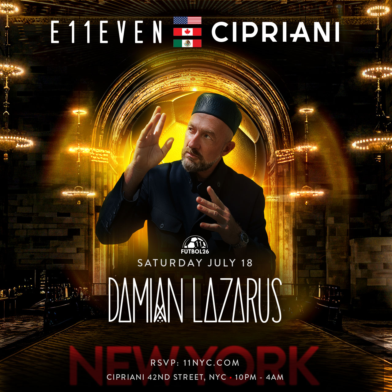 E11EVEN x CIPRIANI NYC: DAMIAN LAZARUS
