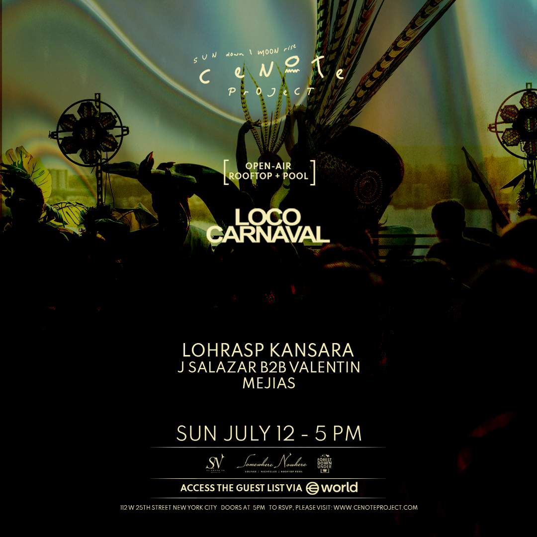 Cenote Project [Open-Air Sunset Party] x Loco Carnaval