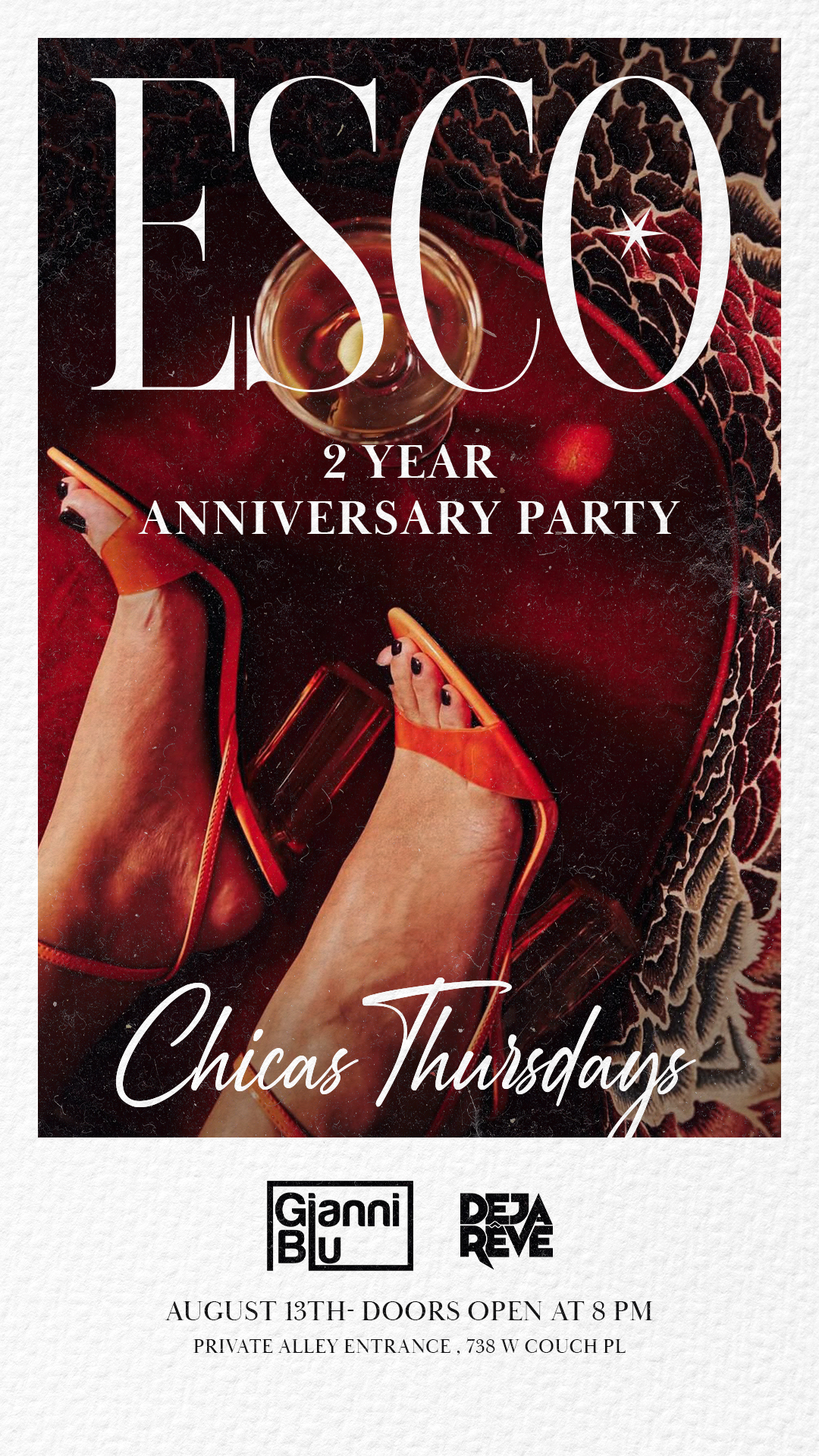 Chicas Thursday two year! With Deja Reve & Marco Foster