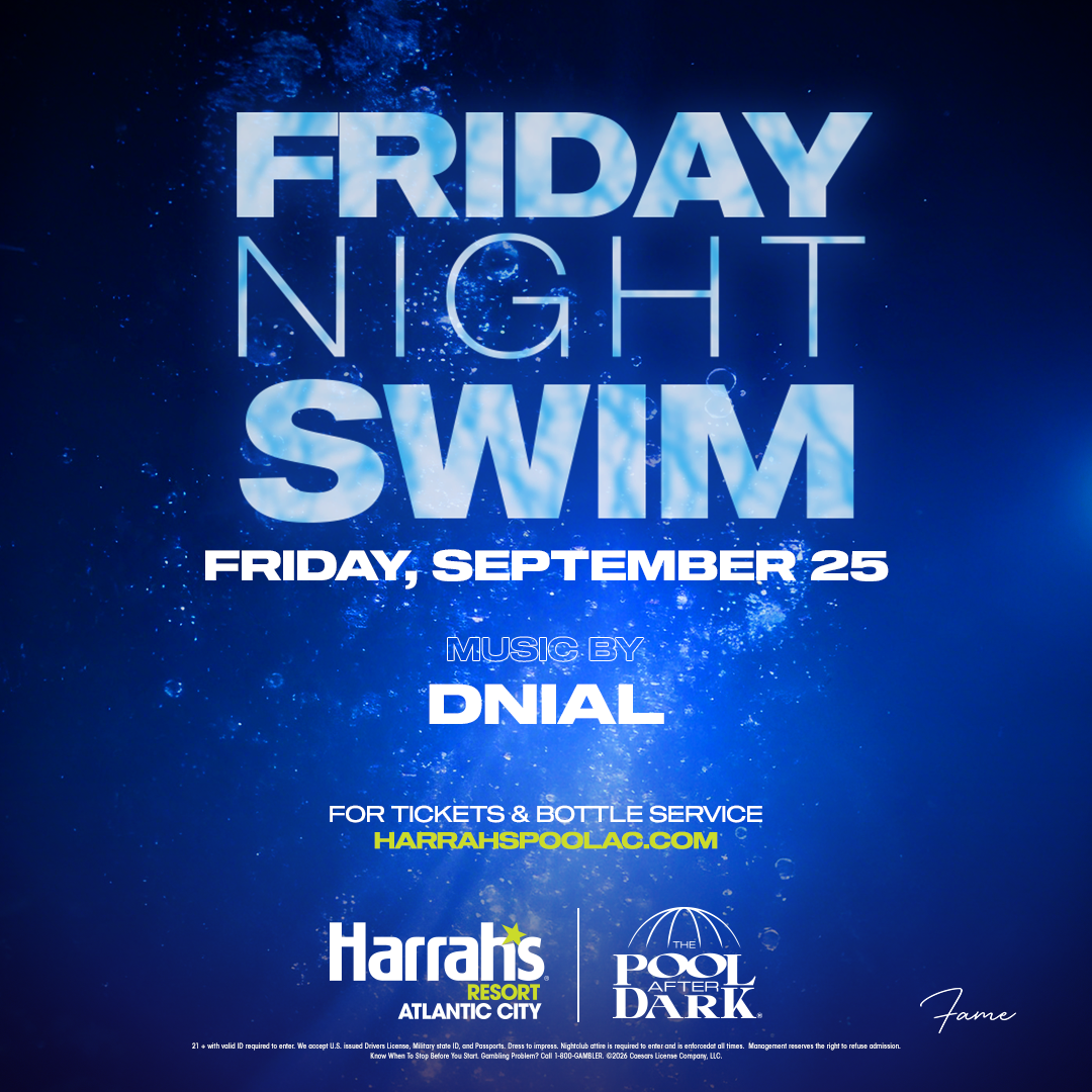Friday Night Swim at The Pool After Dark Atlantic City | Pool Party