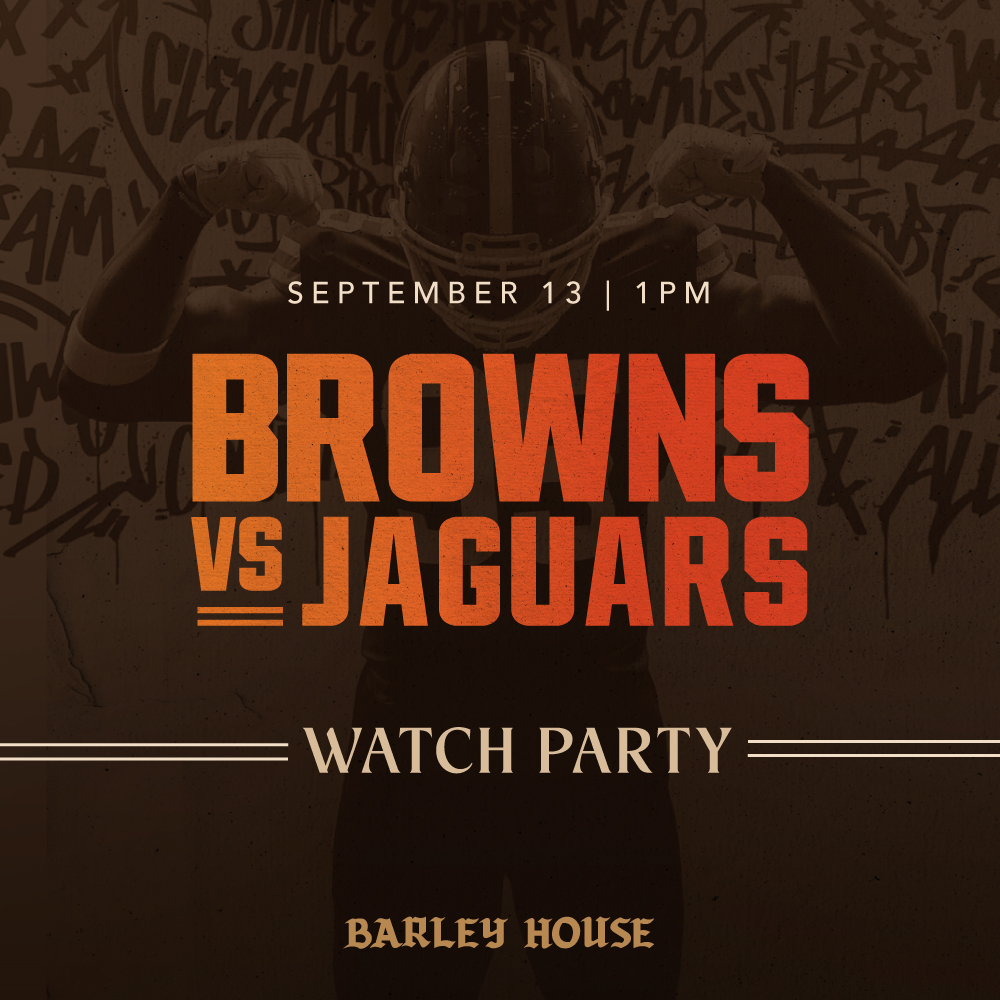 Browns vs Jaguars Watch Party (Open at 12PM)