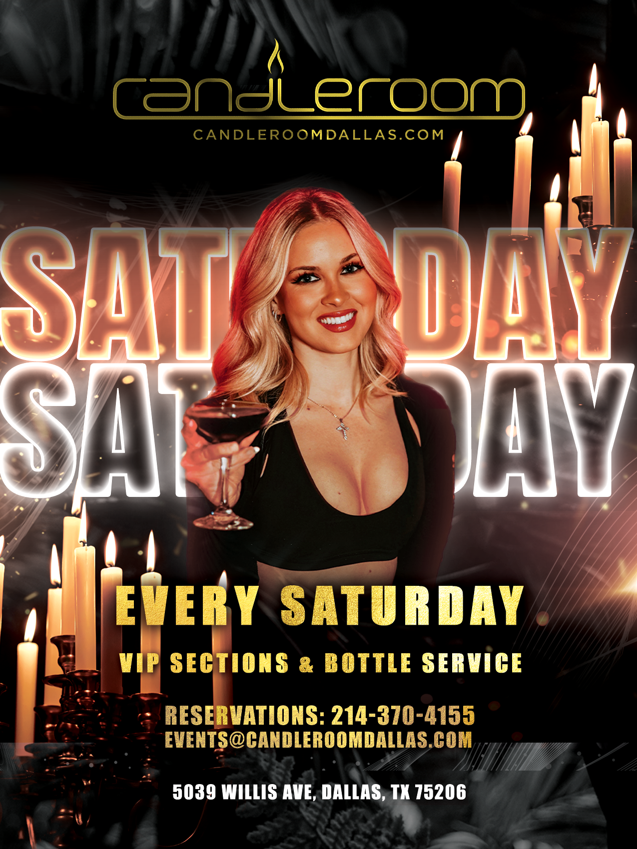 Golden Night Saturdays at Candleroom