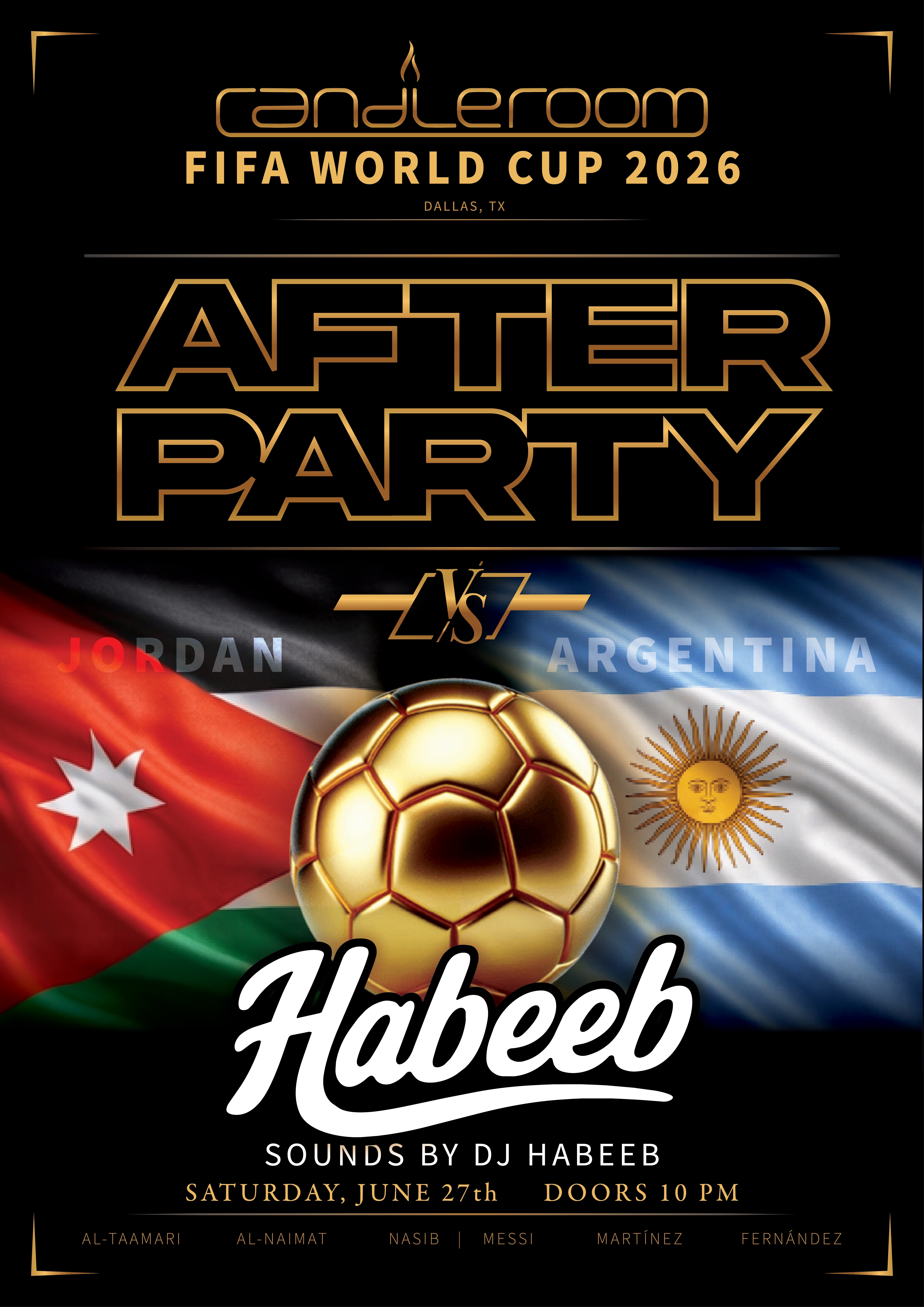⚽️🏆Jordan Vs Argentina After Party