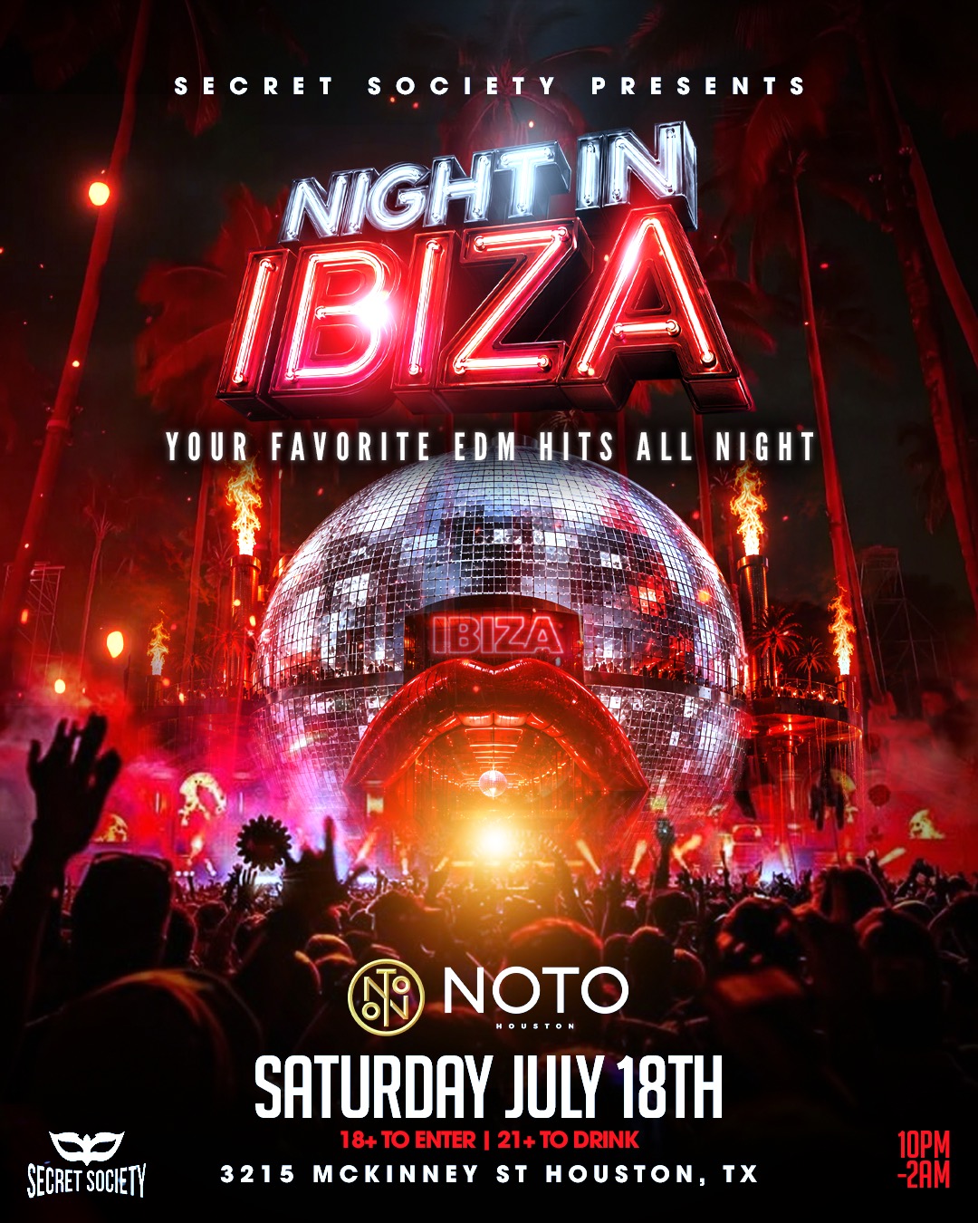 Night in Ibiza: Your Favorite EDM Hits All Night