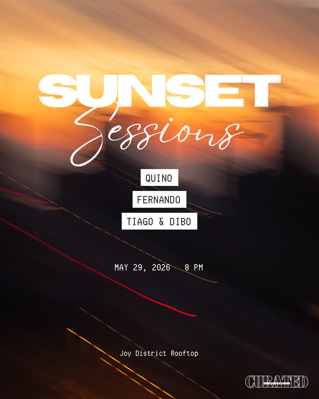 Sunset Sessions - Curated by Gabs