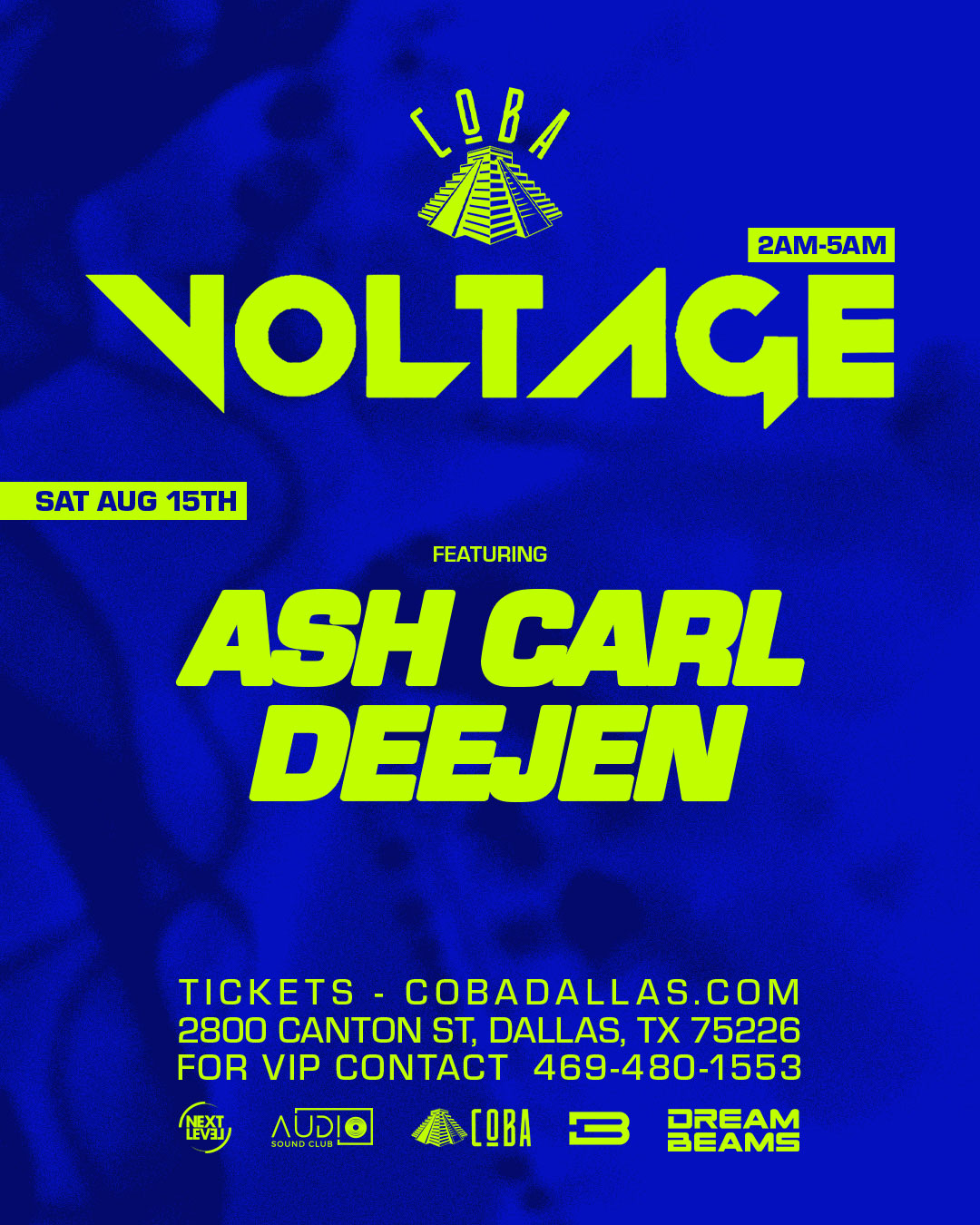 VOLTAGE Saturday at Coba 8.15