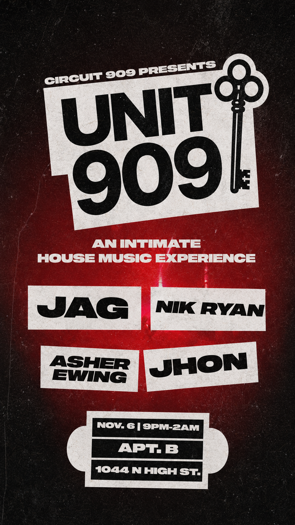 UNIT 909 AT APT. B | NOVEMBER 6TH