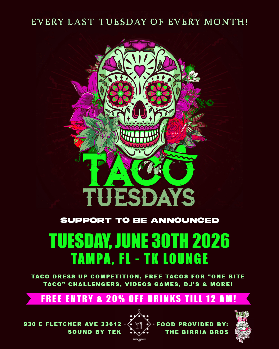TACO TUESDAYS x The Birria Bros - Tampa, FL