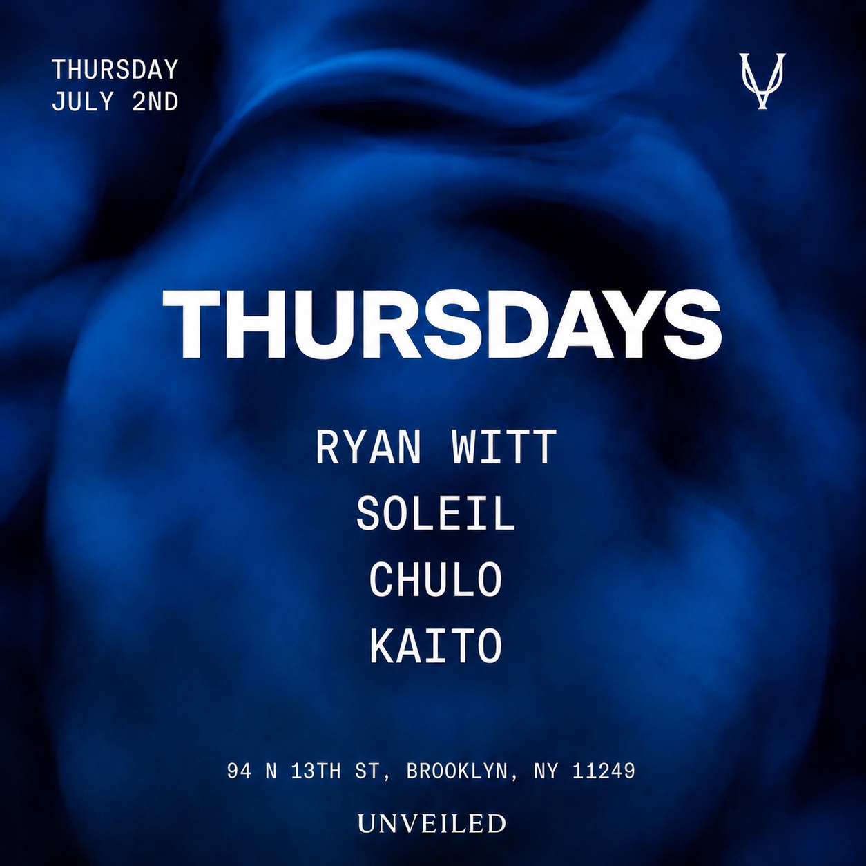 Thursday’s @ Unveiled