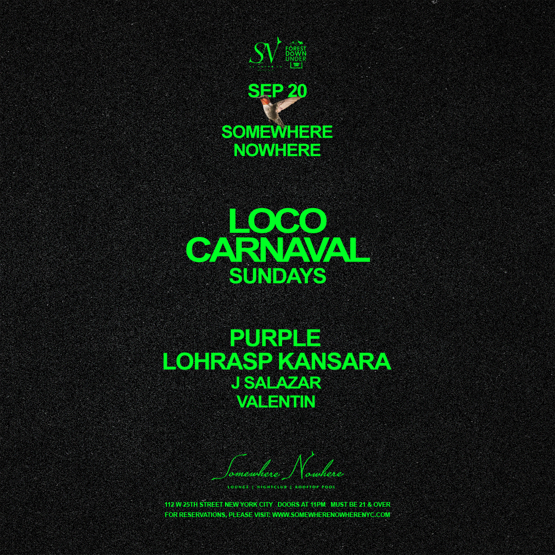 Loco Carnaval: Purple [Miami], Lohrasp Kansara, J Salazar and Valentín