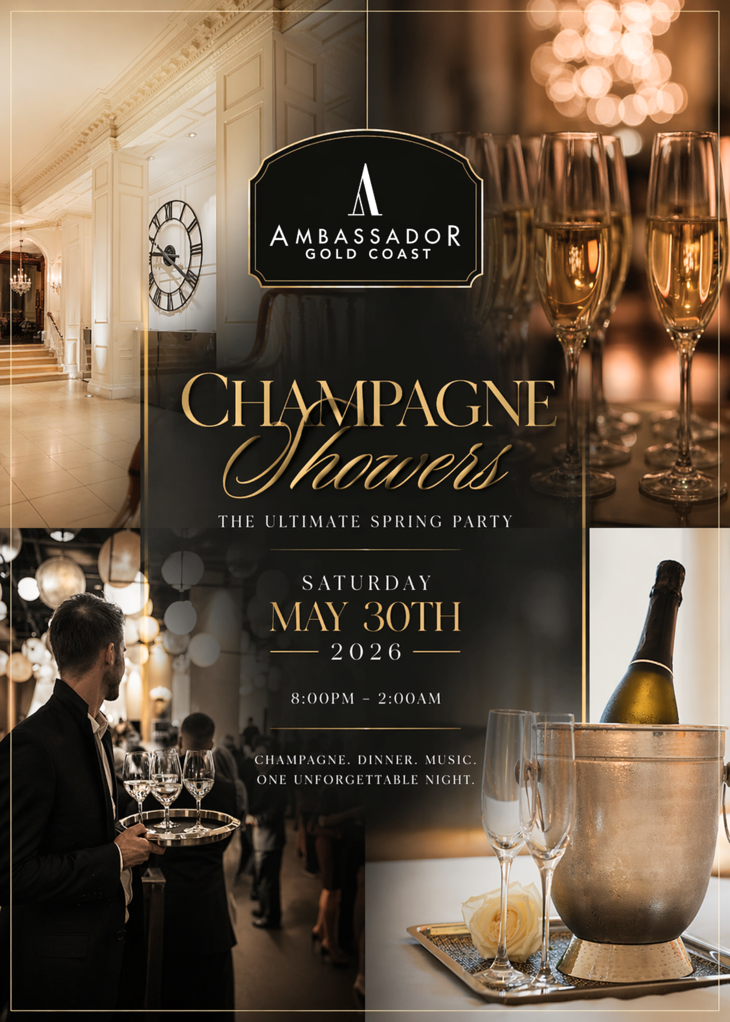 Champagne Showers: The Ultimate Spring Party °🥂⋆.ೃ🍾࿔*:･