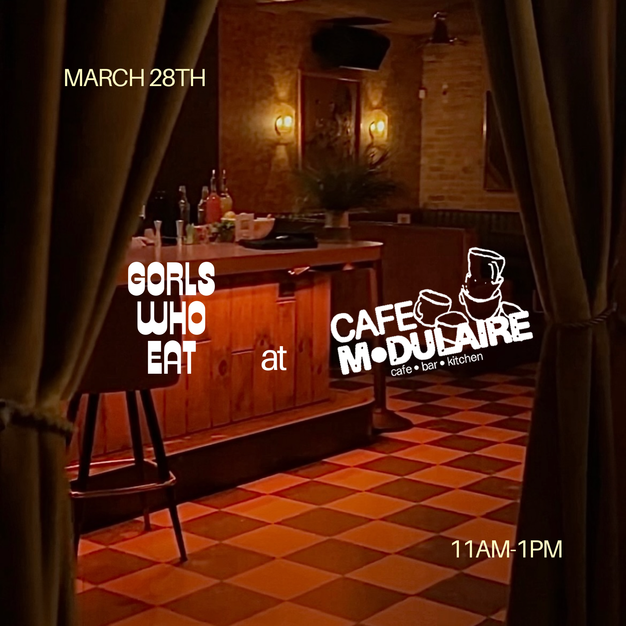 Gorls Who Eat...at Cafe Modulaire