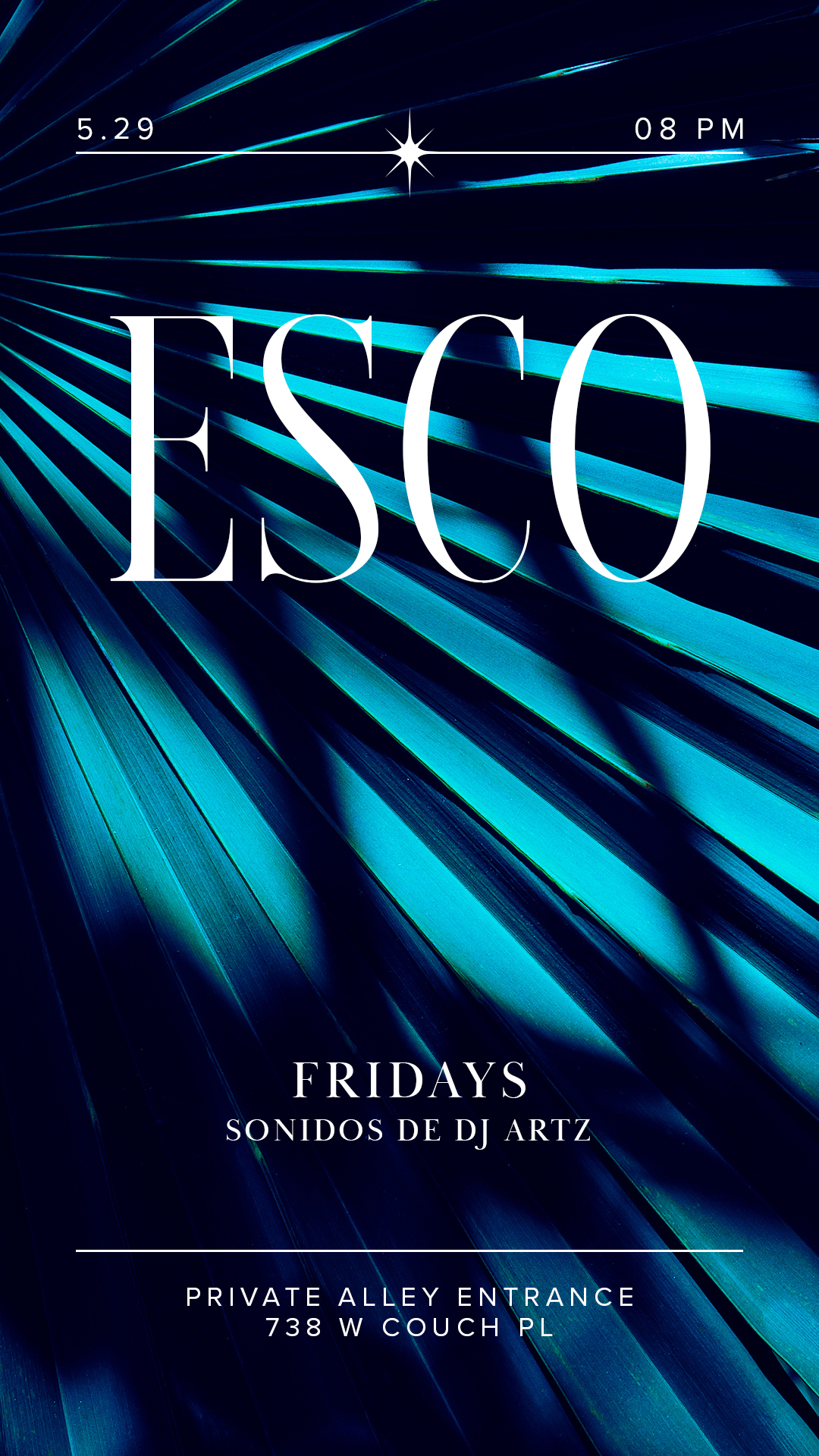 ESCO FRIDAYS with DJ ARTZ