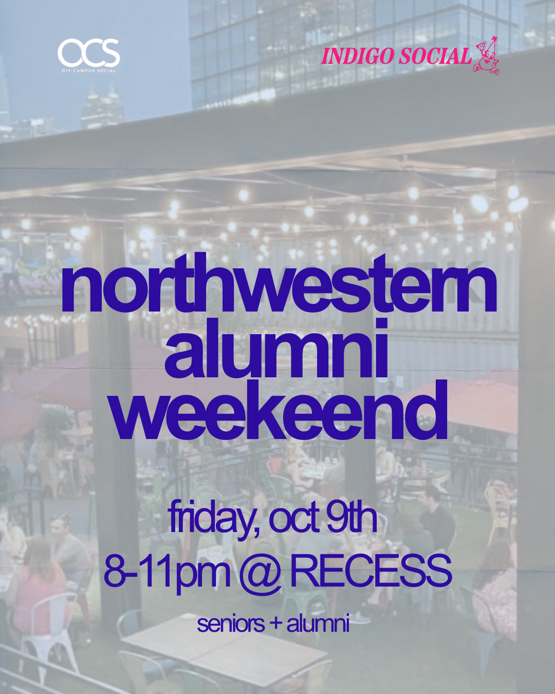 Alumni Weekend Kickoff @ RECESS