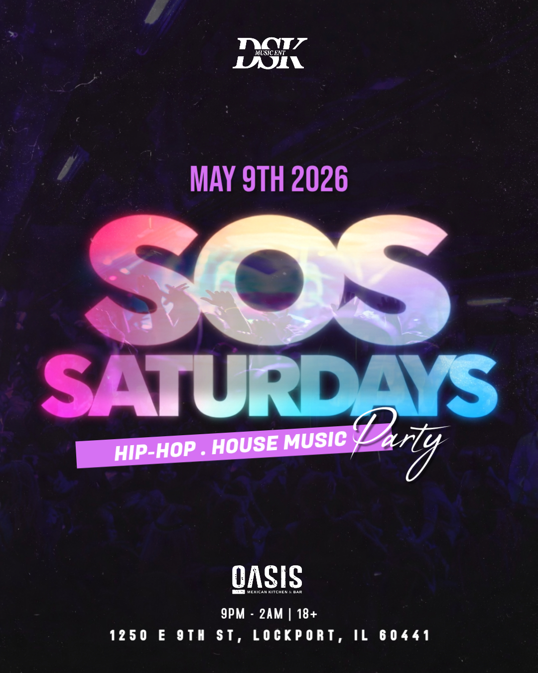 SOS SATURDAYS (PARTY) 18+