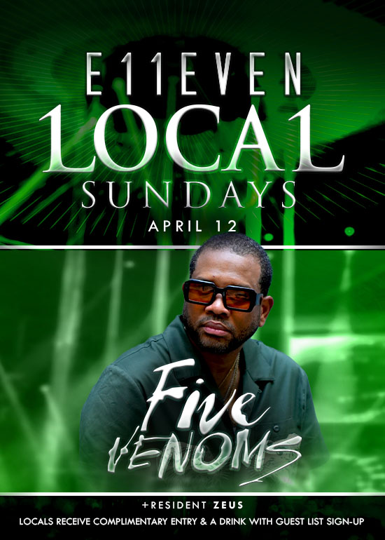 FIVE VENOMS AT E11EVEN