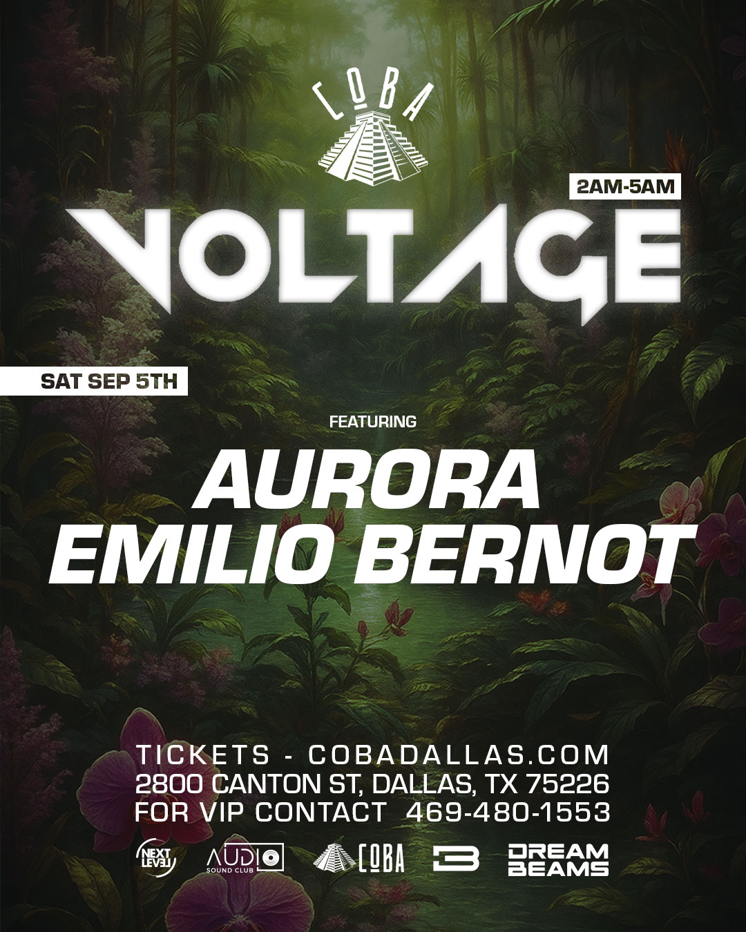 VOLTAGE Saturday at Coba 9.5 (Nocturnal Bloom)
