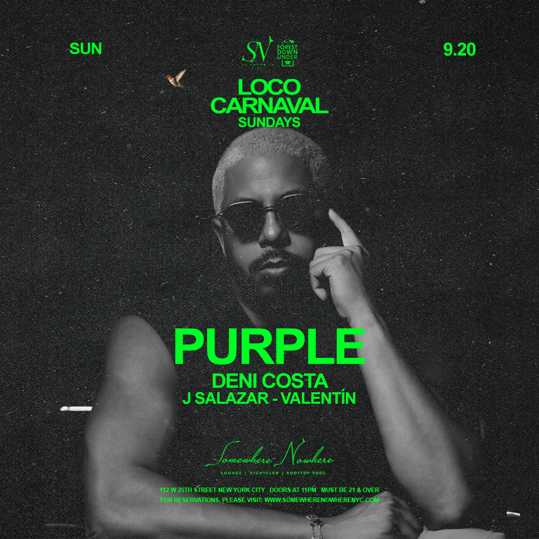Loco Carnaval: Purple [Miami], Deni Costa, J Salazar and Valentín