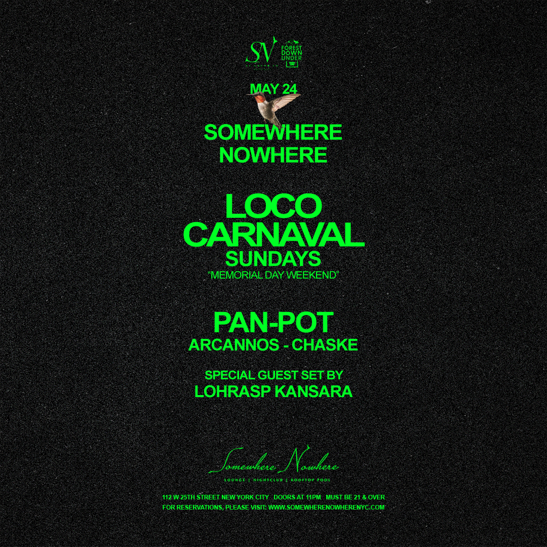 Loco Carnaval: Pan-Pot (with Lohrasp Kansara, Chaske and Arcannos)