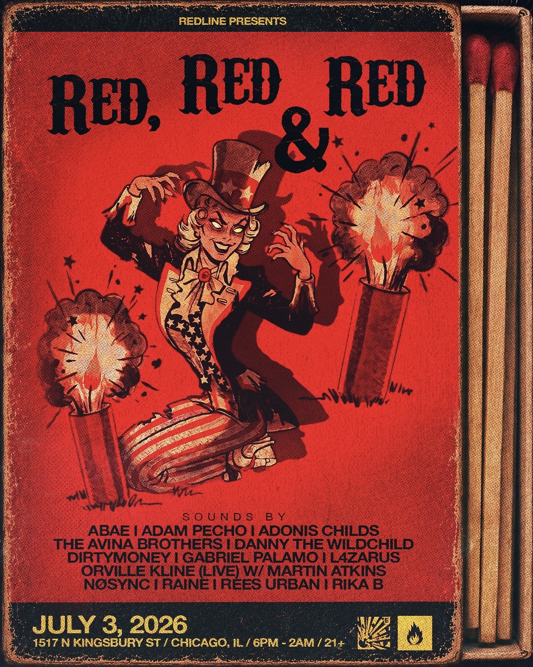 RED, RED & RED