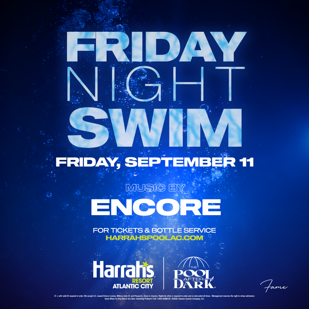 Friday Night Swim at The Pool After Dark Atlantic City | Pool Party