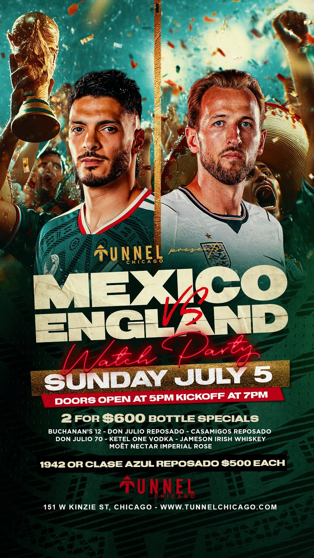Mexico VS England Watch Party