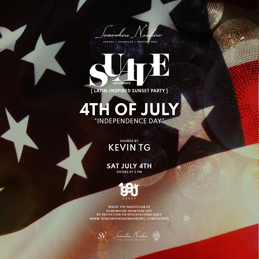 Suave 4th Of July Sunset Party in the club (Latin-Inspired Sunset Party)