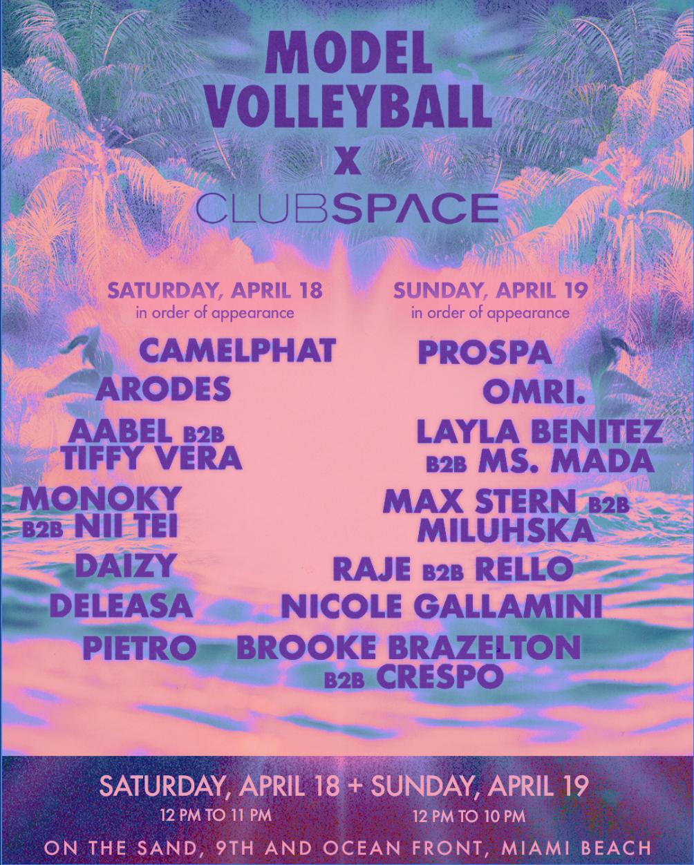 Model Volleyball x Club Space | Day 1