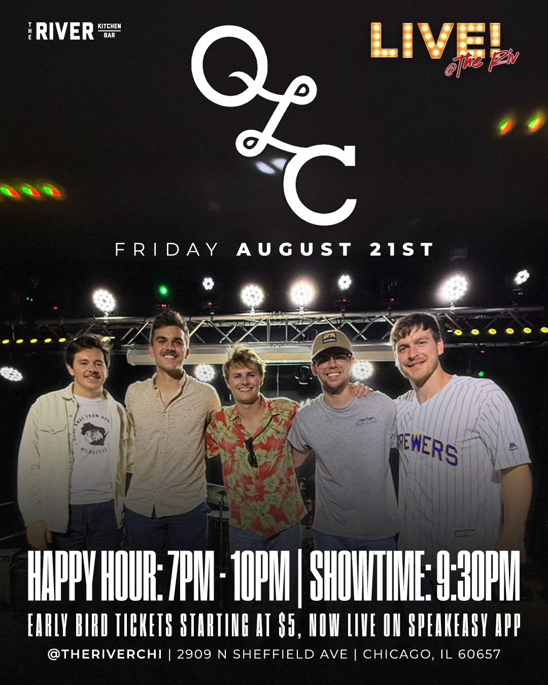LIVE! @ The Riv feat. QLC 8.21