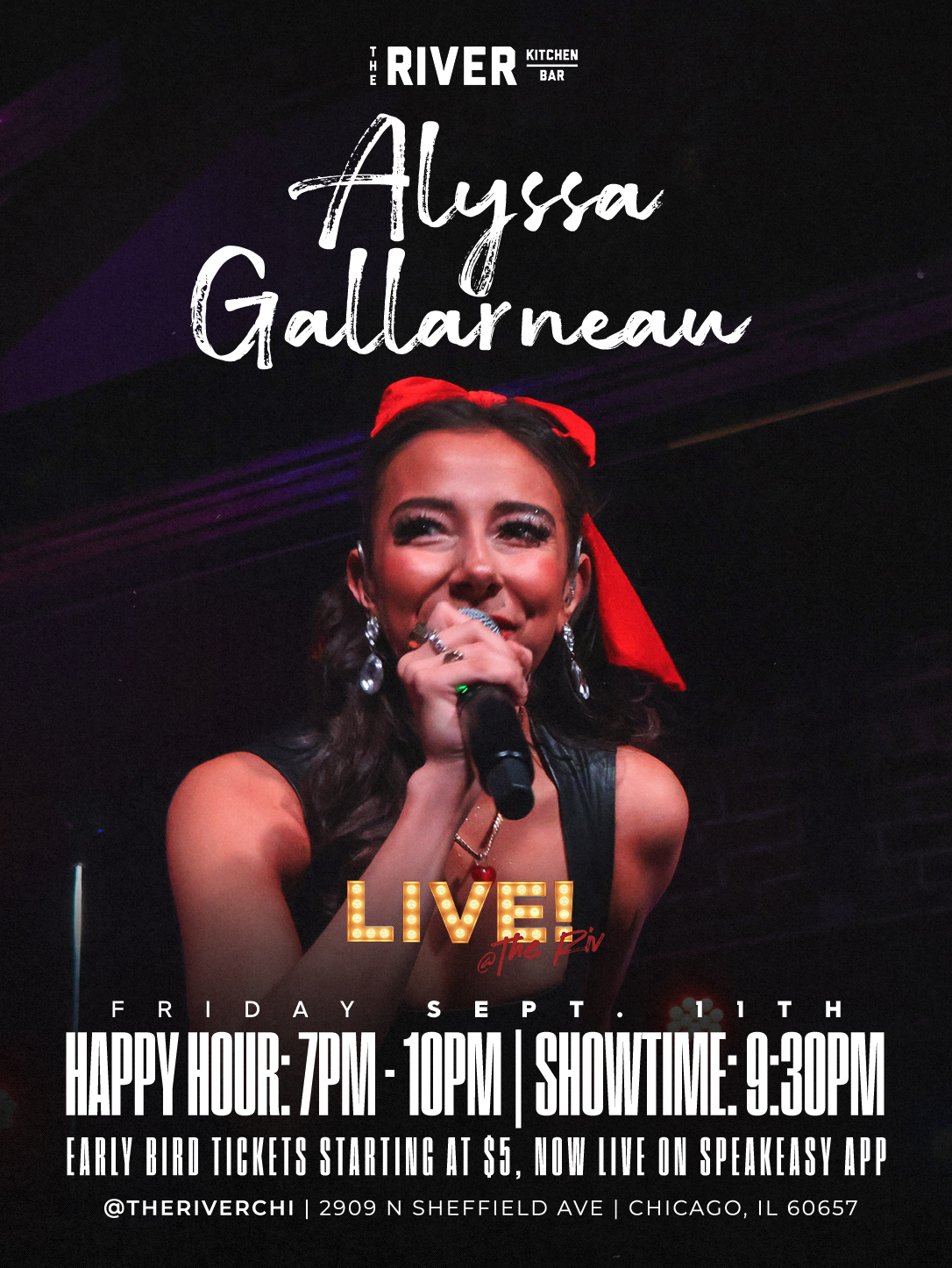 LIVE! @ The Riv feat. Alyssa Gallarneau 9.11